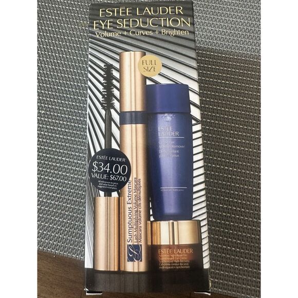 Estee Lauder Eye Seduction~ FULL size Mascara, Remover, Night Eye cream~ NEW! - Picture 1 of 4